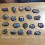 Mindfulness Stones - The Mandala Lady - Mandala Meditation Stones